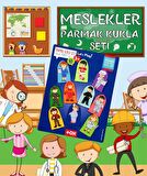 2 Set - 20 Parça Tox Evcil Hayvanlar ve Meslekler Parmak Kukla T77-1 T76-1