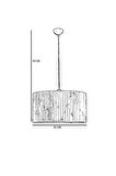 HASIR RATTAN AVİZE LAMBADER 2 Lİ SET