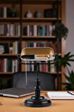 BANKER SİYAH-ESKİTME MASA LAMBASI