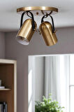 LONDON 2 Lİ TEPSİLİ ESKİTME PLAFONYER AVİZE