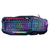 Turbox BladeDancer TR-GK103 USB Kablolu Gaming Standart Q Rainbow Aydınlatma Klavye