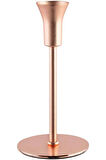 Doreline Tiffany Dekoratif Mumluk Şamdan Aydınlatma Bronz Renk (18cmx9cm)