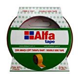Alfa Çift Taraflı Bant 24Mmx20Mt - 2 adet