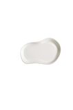 Skallop 2 Parça 28x19 cm Kayık Tabak Seti Krem