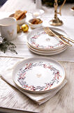 Kütahya Porselen Bone Joy 4 Parça 19 Cm Pasta Tabağı