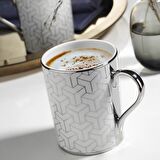 Kütahya Porselen 2 'Li Kaplama Mug Platin 10951
