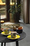 Pilea 4 Parça 2 Kişilik Kahve Takımı 12215