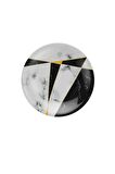 Kütahya Porselen Marble 24 Parça 6 Kişilik Modern Yuvarlak Porselen Yemek Takımı