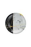 Kütahya Porselen Marble 24 Parça 6 Kişilik Modern Yuvarlak Porselen Yemek Takımı