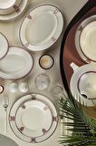Bone Kalipso 114392 60 Parça 12 Kişilik Yemek Takımı