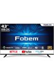 Fobem ML43ES4000F 43” Frameless Full Hd Android 13 Smart Led Tv