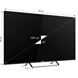 Strong MT43EG4000F Frameless Full HD 43" 109 Ekran Uydu Alıcılı Google Smart LED TV