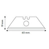 VIP-TEC VT875157 Profesyonel 2 Kademeli Katlanır Metal Maket Bıçağı