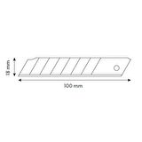 VIP-TEC Profesyonel 18mm Metal Maket Bıçağı Yerli Üretim