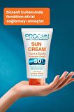 Yüksek Uv Korumalı Koyu Leke Önleyici Spf 50 Güneş Kremi 50 ml