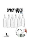 50 Ml Püskürtücü Boş Sprey Şişe 6 ADET 718727