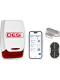 Desi Midline Wifi Akıllı Alarm Sistemi (Telefon Üzerinden Kontrol, Wifi ve Bluetooth)