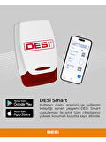 Desi Alarm Midline Smart Akıllı Hırsız Alarm Sistemi + Keypad (Wifi-Ble-Uygulama ile Kullanım)