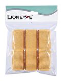 Lionesse Bigudi 1112 Süngerli Turuncu 6'lı Paket 3 Adet