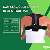 Klavikula Bandajı -L/XXL- Yüksek Kalite Clavicula Bandajı - Omuz Düşüklüğü Dik Duruş