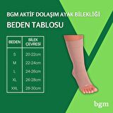 Aktif Dolaşım Ayak Bilekliği -M- Yüksek Kalite Elastik Spor Bilekliği