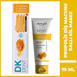 DERMOKİL Ballı Maske 75 ml + Propolis Diş Macunu 75 ml 