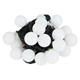 Led Işık 5m Minik Toplar Dekoratif 40 Ledli Dolama RGB Led Aydınlatma 