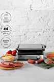 Karaca Biogranit Izgara Ve Tost Makinesi Inox 2000w Paslanmaz Çelik