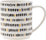 Karaca Nomar 4'lü Standlı Porselen Kupa/Mug Seti