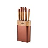 Karaca Maple Rooma Bıçak Seti 6'lı Rose Gold 