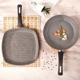 Karaca Biogranit Gris Tava Grill Set Gri