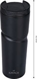 Karaca Capella Çelik El Termosu 500 ml Black