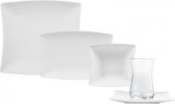 Karaca New Perfect White Porselen 26 Parça 6 Kişilik Kare Kahvaltı/servis Takımı