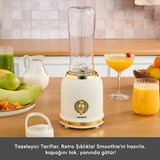Karaca Retro Personal Kişisel Smoothie Blender Cream