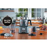 Karaca Mastermaid Power Multifunctional 10 in 1 Mutfak Robotu Gri
