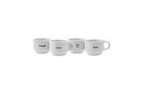 Karaca Lovely Laugh 4 Kişilik Espresso Kahve Seti 100 Ml