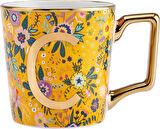 Karaca Flower C Harfli Kupa 350 ml