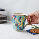 Karaca Flower N Harfli Kupa 350 Ml