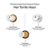 Karaca Mastermaid Chef Çırpıcı Karıştırıcı 1500 W Standlı Mikser 