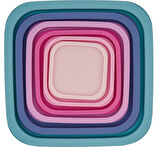 Karaca Dora Purple 6 Parça Saklama Kabı