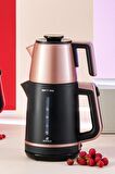 Berry Tea Xl 2in1 Çelik Demlikli Çay Makinesi Ve Kettle Roseberry