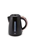 Daystar Çelik Demlikli 2 In 1 Çay Makinesi Ve Su Isıtıcı Kettle Rosegold
