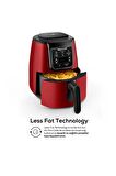 Karaca Air Pro Cook Xl 2 in 1 4 lt Yağsız Airfryer Kırmızı