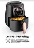 Karaca Air Pro Cook Xl 2 In 1 Konuşan Airfryer Rosegold 4 Kişilik