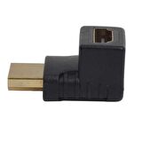 DARK DK-HD-AMXF90 HDMI Çevirici Adaptör Siyah 90derece Dönüştürücü Dirsek