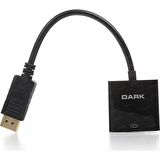 Dark Display Port - Analog (VGA) Aktif Dönüştürücü