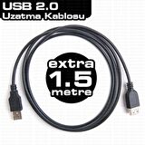 Dark DK-CB-USB2EXTL150 1.5 Metre USB 2.0 to USB 2.0 Erkek-Dişi USB 2.0 Uzatma Kablosu