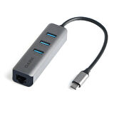 Dark DK-AC-U31X3GL USB 3.1 Type-C to RJ45 Gigabit 3 Port USB 3.0 1 Port USB Ethernet Kartı