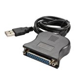 Dark DK-CB-USB2XLPTDB25 1.5 Mt USB 2.0 to LPT Erkek-Erkek Dönüşütürücü Yazıcı Kablosu