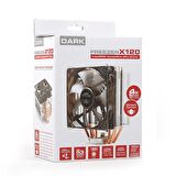 Dark DKCCX120 Freezer X120 Intel/Amd 12 cm Mavi Led Fanlı İşlemci soğutucusu